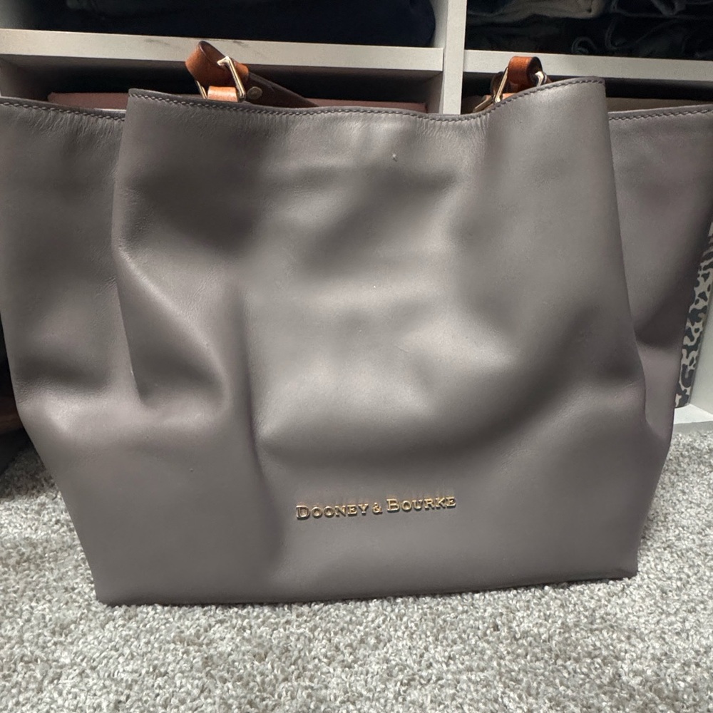 Dooney & Bourke Flynn Taupe and Tan Tote